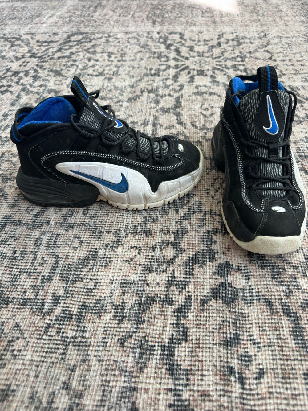 Boys Nike Air Max Penny 1 Basketball Shoes